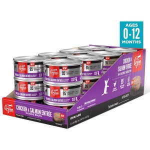 3oz*24 / 85g*24 Orijen Chicken & Salmon Entrée Wet Kitten Food Grain Free Wet Cat Food | 496-AKFCSD