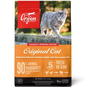 4lb / 1.8kg Orijen Original Cat Grain Free Dry Cat Food | 615-DESLFM