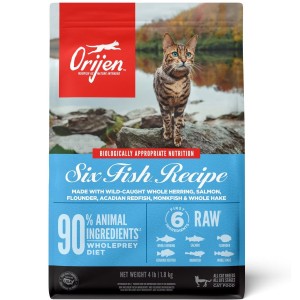 4lb / 1.8kg Orijen Six Fish™ Grain Free Dry Cat Food | 230-HNRVSZ