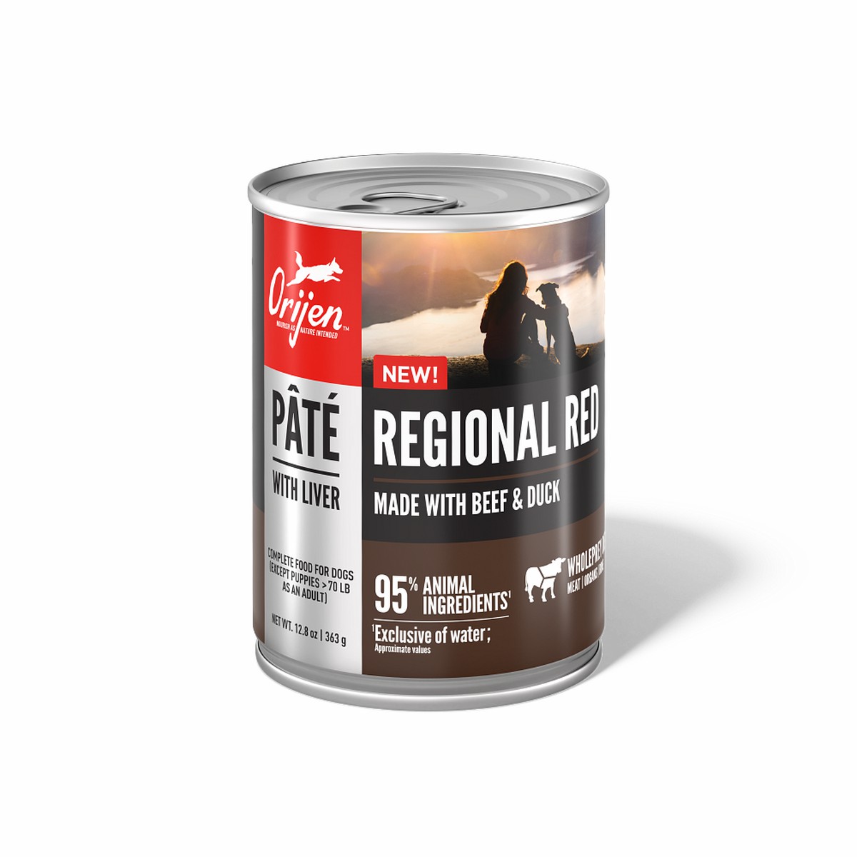 12.8oz*12 / 363kg Orijen Regional Red Pâté with Liver Grain Free Wet Dog Food | 394-HWDEPJ