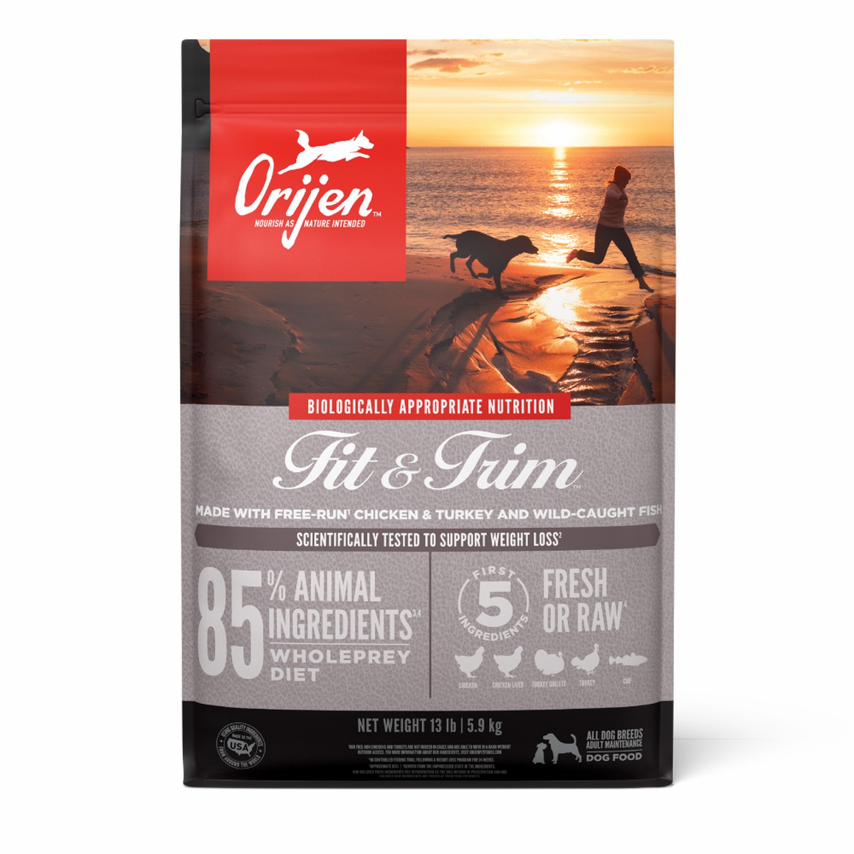 13lb / 6kg Orijen Fit & Trim™ Grain Free Dry Dog Food | 987-DMKWRT