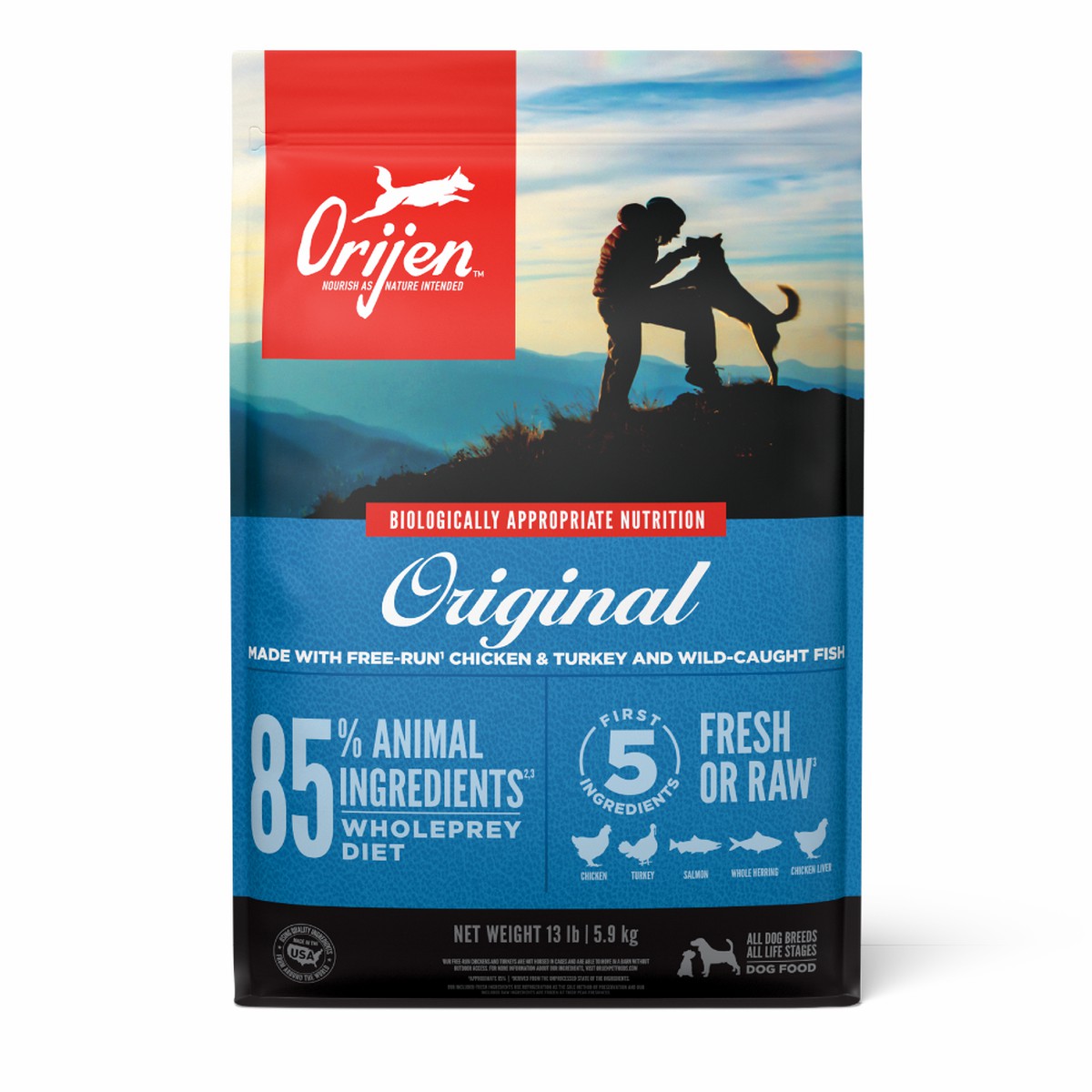 13lb / 6kg Orijen Original Grain Free Dry Dog Food | 486-UZNSYQ