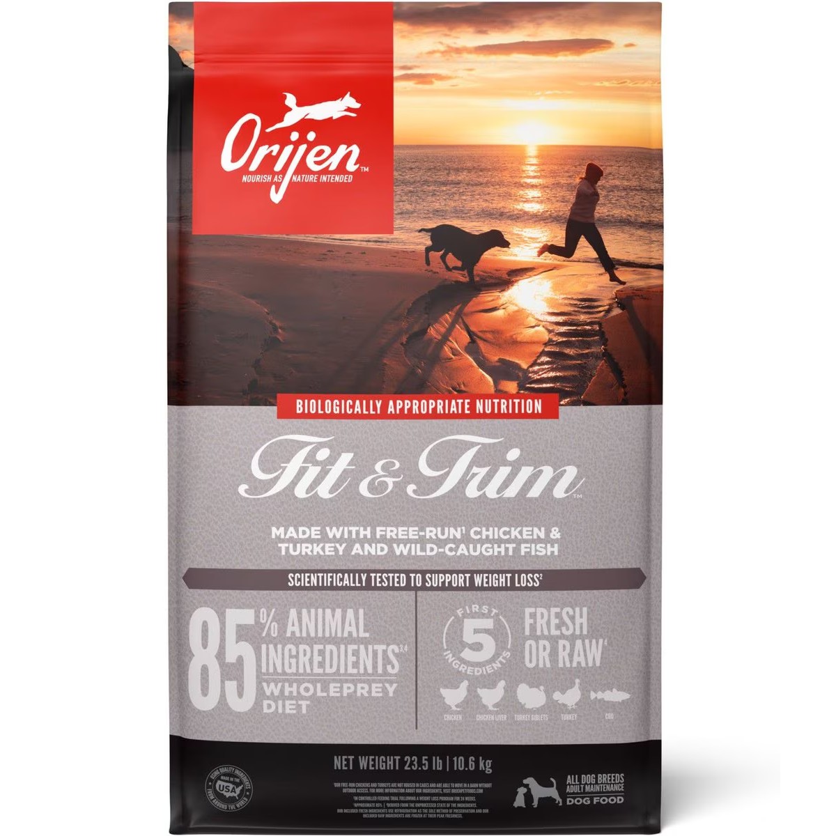 23.5lb / 10.6kg Orijen Fit & Trim™ Grain Free Dry Dog Food | 894-IWXOGQ