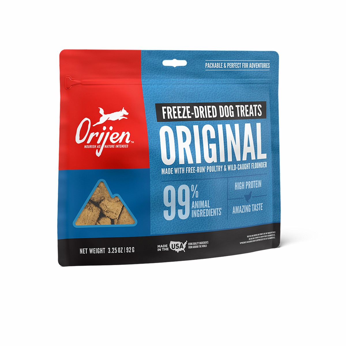 3.25oz / 92g Orijen Original Grain Free Freeze-Dried Dog Treats | 710-FVAGMZ