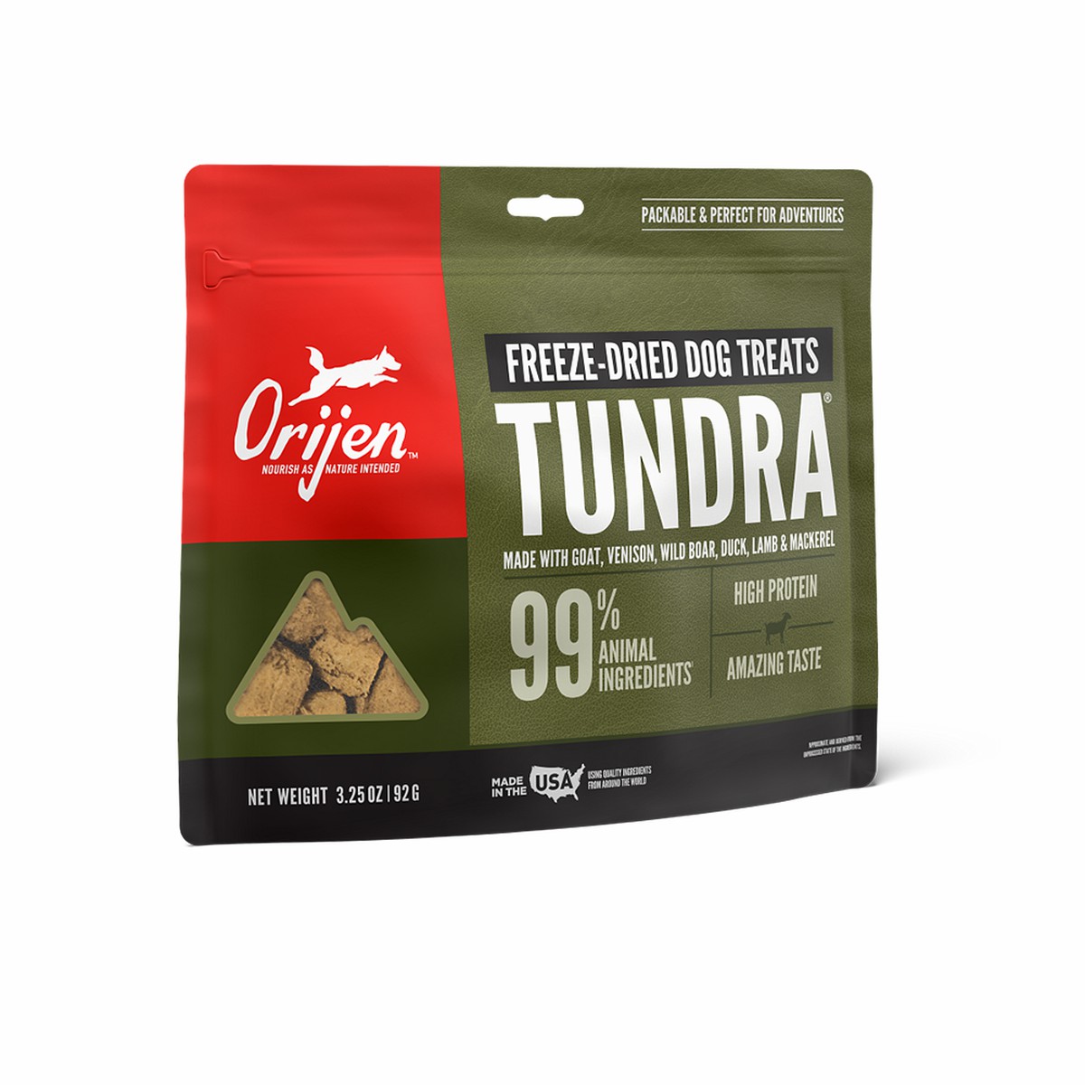 3.25oz / 92g Orijen Tundra Grain Free Freeze-Dried Dog Treats | 603-UDXONQ