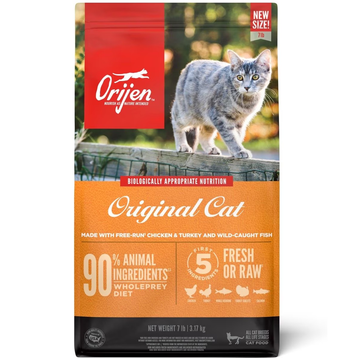 7lb / 3.17kg Orijen Original Cat Grain Free Dry Cat Food | 219-IJCOYQ