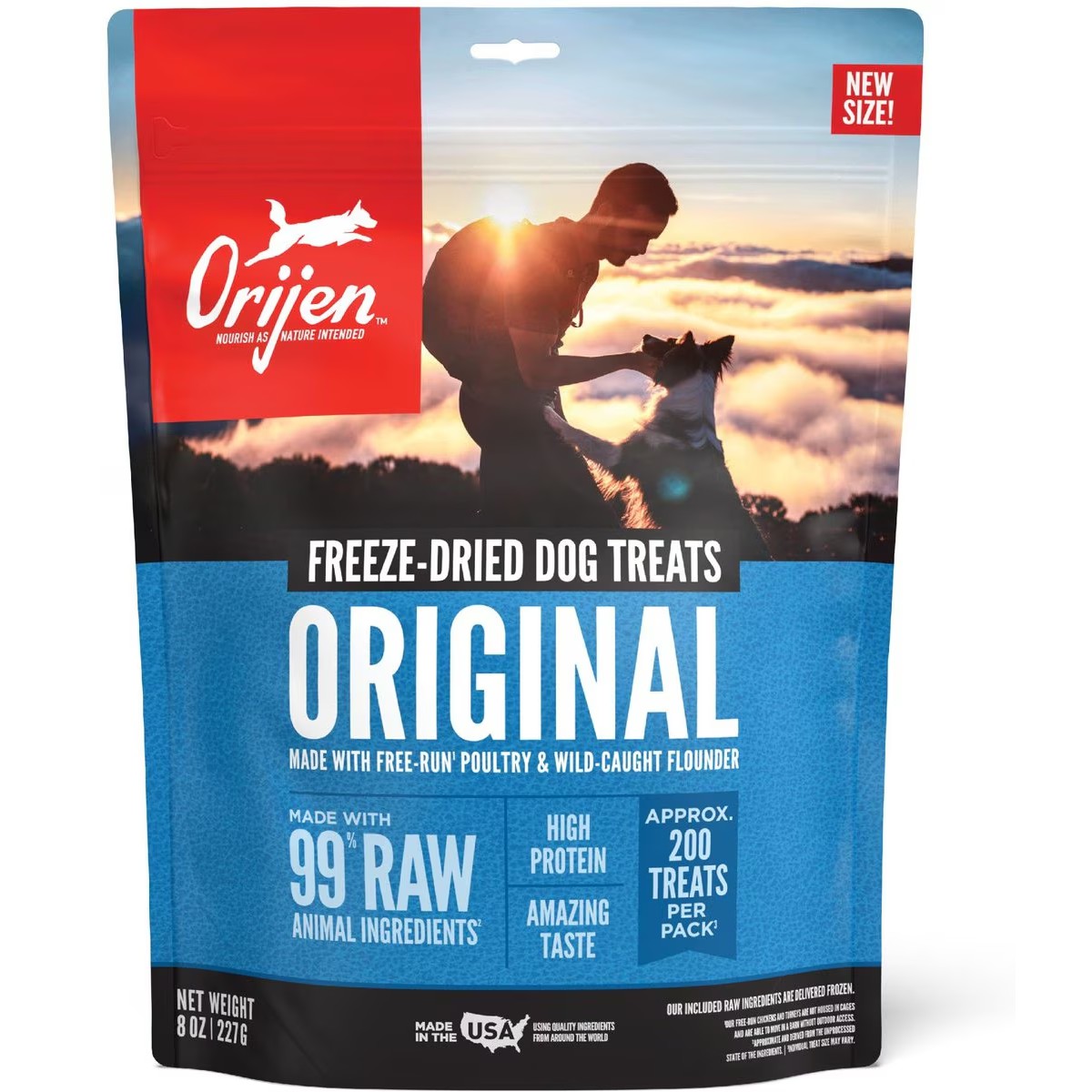 8oz / 227g Orijen Original Grain Free Freeze-Dried Dog Treats | 975-XBVGSU